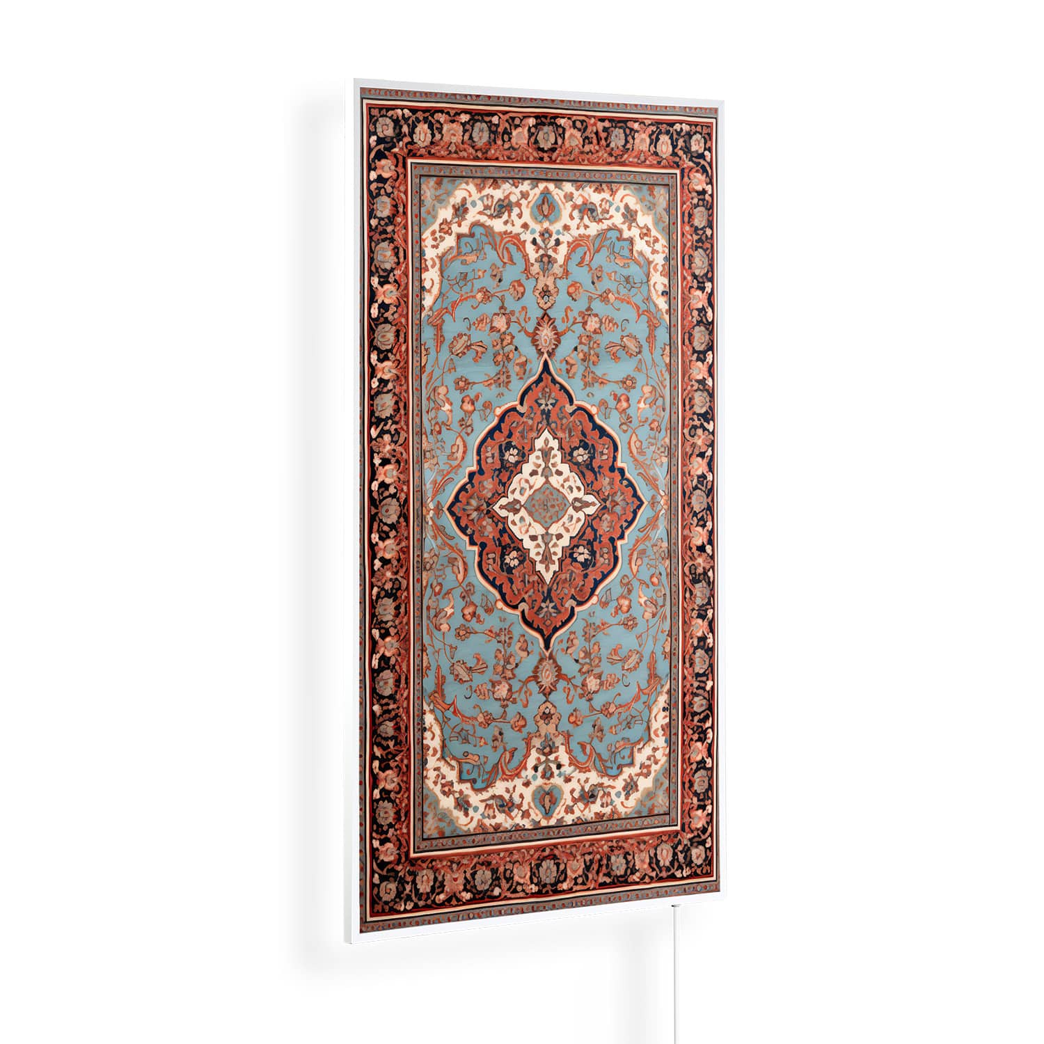 Authentiek oud Perzisch tapijt | 450 tot 1200 Watt | Witte of zwarte lijst